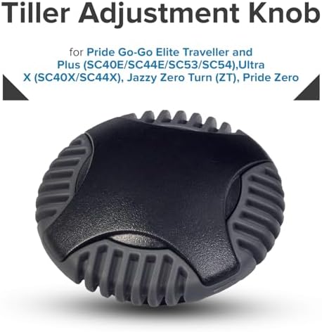 Tiller Adjustment Knob for Pride, Go-Go, and Jazzy Mobility Scooters - Replacement Knobs for GOGO Elite Traveller and Ultra X, Jazzy Zero Turn