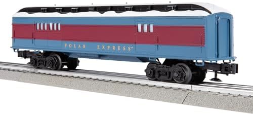 Lionel The Polar Express O Gauge Baggage Car – Lighted Railroad Model Train Car with Diecast Trucks, Operating Couplers, Snow-Covered Roof Detail