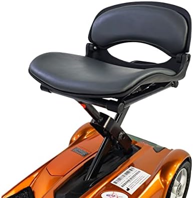 EV RIDER Transport AF 4W - Lightweight Automatic Folding Mobility Scooter - Jupiter Gold