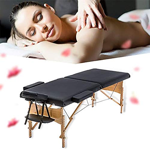BMS Massage Table Portable Massage Table Adjustable Height Massage Bed with Storage for Woman & Man