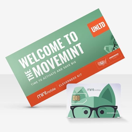 $15/mo. Mint Mobile Phone Plan with 6GB of 5G-4G LTE Data + Unlimited Talk & Text for 3 Months (3-in-1 SIM Card)