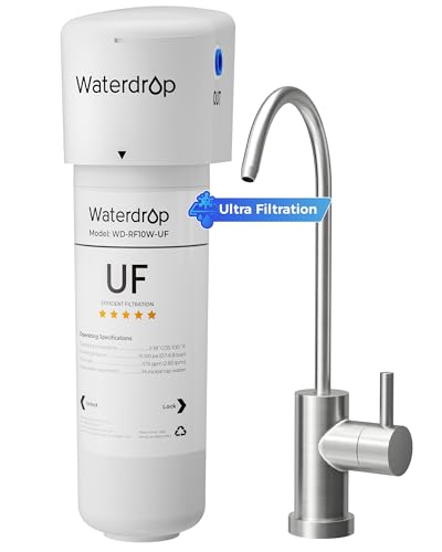 Waterdrop 10UB Under Sink Water Filter System with Dedicated Faucet
