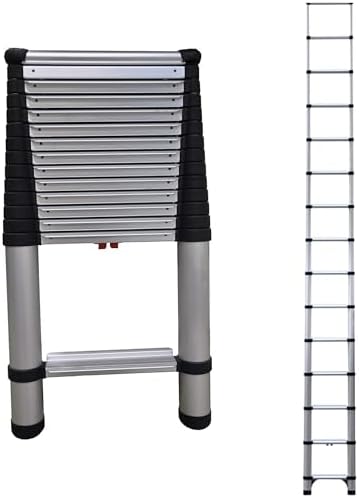Telesteps 1800EP Pro Series Wide Step Telescoping Extension Ladder – 14.5 ft Height, 18 ft Reach | Type 1A 300 lb Rated