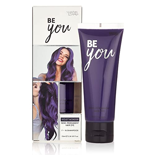 Semi-Permanent Butter Blonde Hair Dye - Vibrant 2.36 Oz. Tubes Temporary Hair Color - Ammonia and Peroxide Free -Vegan and 100% Cruelty-Free Toner - Lasts for 7-15 Shampoos - by Splashes and Spills