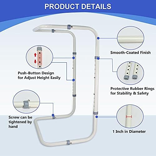 Zelen Blanket Lifter for Feet Lift Bar Sheet Riser Foot Tent Blanket Support Holder 26-34'' Adjustable Bed Cradle Assistance Device Hospital Bed