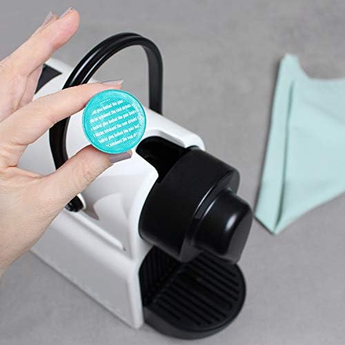Gourmesso Nespresso Cleaning Pods - 10 Cleaning Capsules for Nespresso Original Machines. Cleaning Kit for Better Tasting Coffee!