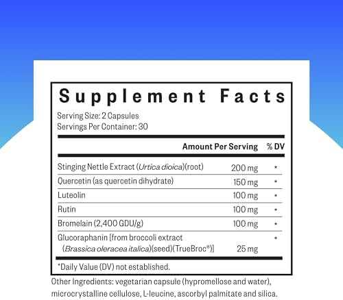 Seeking Health HistaminX - Supplement with Bromelain & Flavonoids - Formula Aids Healthy Swelling Responses & Seasonal Comfort - Support Immune