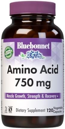 Amino Acid 750 mg 120 veg Capsules | Non-GMO, Gluten-Free