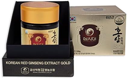 SAMSIDAE Korean Red Ginseng Extract Gold 100g, 6-Year