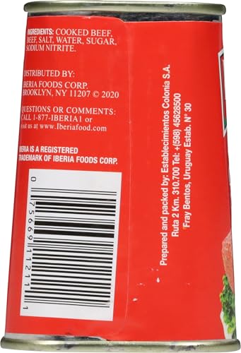 Iberia Corned Beef, 12 oz, Premium Quality Corned Beef With Natural Juices, Halal
