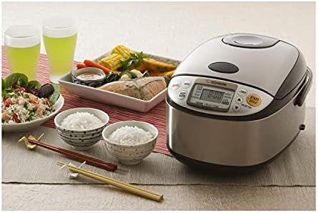 Zojirushi Ns TSC10 5.5 Cup Micom Rice Cooker and Warmer, 1.0l | LCD controls, delay timer