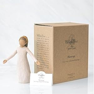 Willow Tree Blessings figure with packaging and enclosure card.