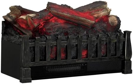 duraflame Electric Log Set 400 Sq Ft Heater, Faux Logs Insert with Lifelike Flames for Existing Fireplaces, Remote Control Included