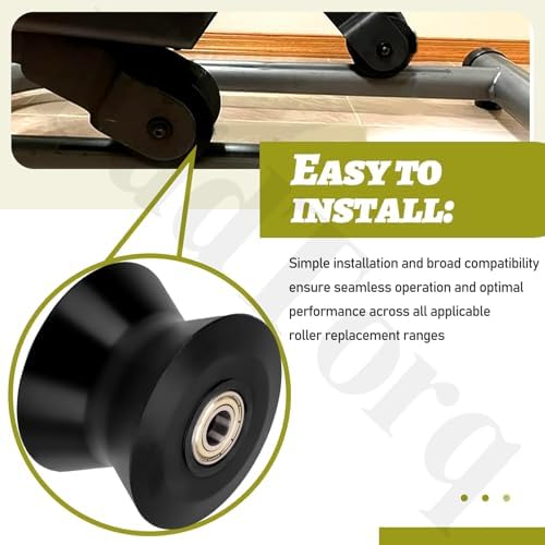 238880 Elliptical Leg Roller Compatible with NordicTrack E7sv - NTEL Series, Gold's Gym 510, HealthRider 8.5ex, Proform 20.0