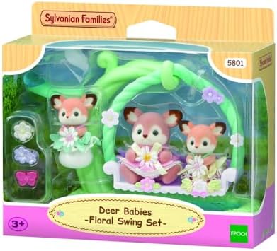 Sylvanian Families 5801 Bebè deer flower swing