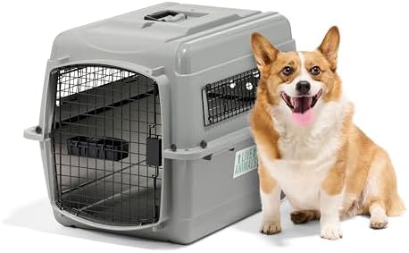 Petmate Sky Kennel - For Air and Travel, Airline Compliant Dog Crate for Pets 50-70 lbs, Heavy Duty Dog Kennel, Made in the USA- 36 Inches