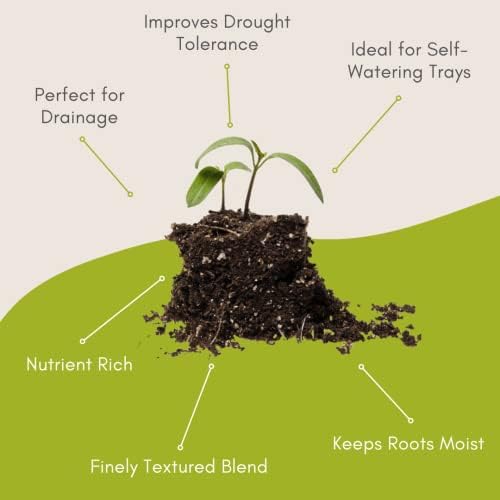 Gardeners Supply Company SuperRoot Booster Seed Starter Mix | Promotes Strong Roots & Boost Plant Growth | High Nutrients Plant Food for Seed