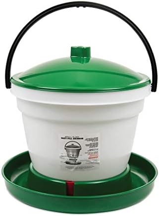 Harris Farms Easy-Fill Poultry Drinker, NO BPA Plastic, 6.25 Gallon | Large Capacity Poultry Drinker, Top-Fill Design, Durable NO BPA Plastic Construction, Ideal for Chickens & Backyard Flocks