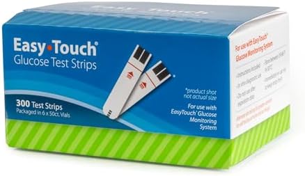 Easy Touch Glucose Test Strips (50ct) | Compatible with EasyTouch Glucose Monitoring System
