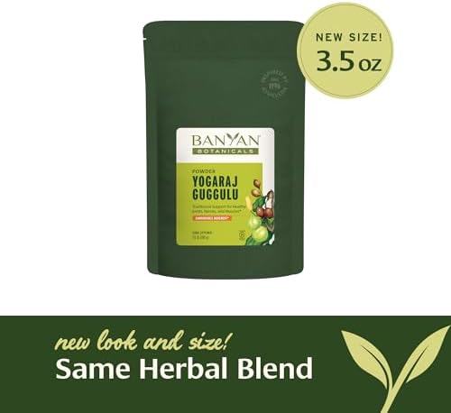 Banyan Botanicals Yogaraj Guggulu Powder – Organic Joint Support Supplement ­­–Ayurvedic Blend for Supporting the Joints and Skeletal