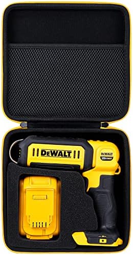 khanka Hard Case for Dewalt DCF682N1/DCF680N2 Screwdriver+DCL050 Work Light | EVA Hard Shell, Accessory Storage Pocket, Workshop Tool Storage
