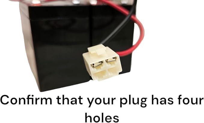 MX350 Razor Battery Replacement - Includes Wiring Harness (8 ah capacity - 24 volt system) by Vici Battery™ - does not work with 3 hole connector