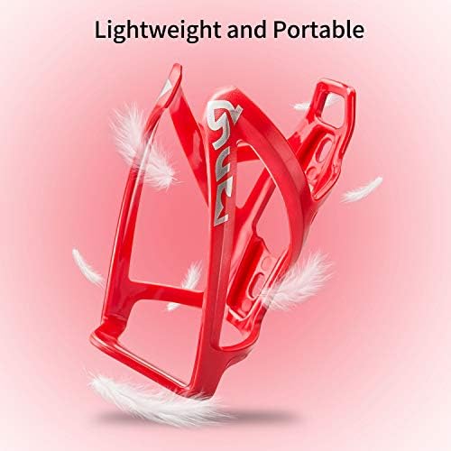 Suruid Bike Water Bottle Cage Ultra-Light Bicycle Bottle Holder Universal Bike Cup Holder Rack for Bicycle, Cycling, MTB, Road/Mountain Bikes 2 Pack - Black