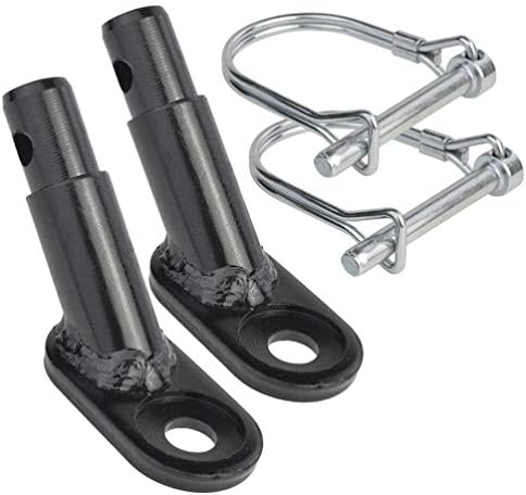 2 Packs Bike Trailer Coupler, Fengek Bike Trailer Hitch Instep Attachment for Instep, Black