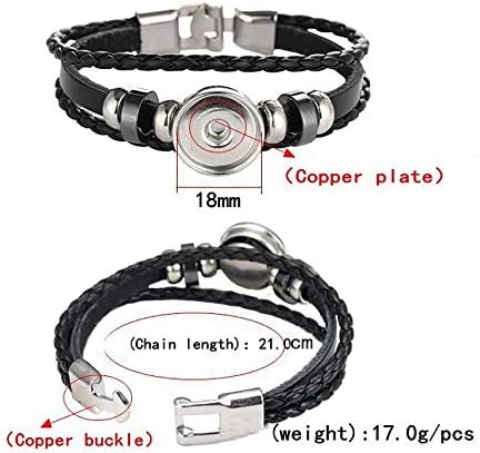 Wedarego Nicaragua Flag Braided Bracelet Leather Chain Crystal Wristband Souvenir,Fashion Handmade Bracelet For Man & Woman Special Day's Gift