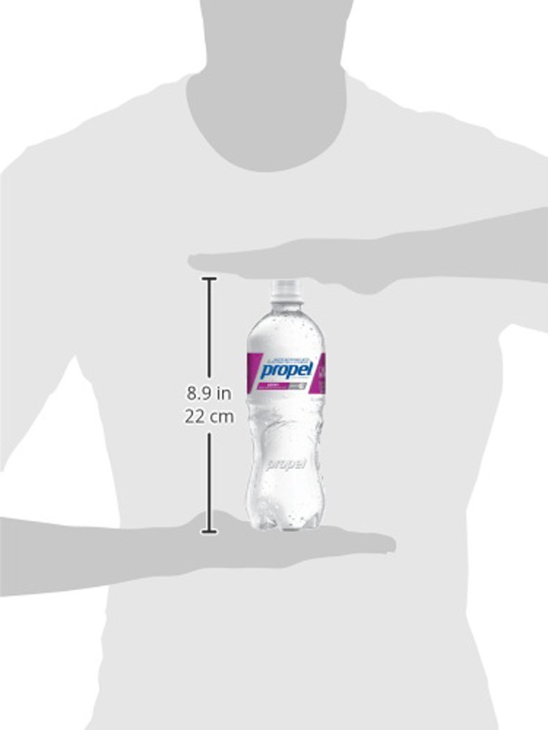 Propel, Kiwi Strawberry, Zero Calorie Sports Drinking Water with Electrolytes and Vitamins C&E, 16.9 Fl Oz (12 Count)