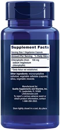 Life Extension Chlorophyllin, antioxidant & DNA Health Support, Gluten-Free, Non-GMO, Vegetarian