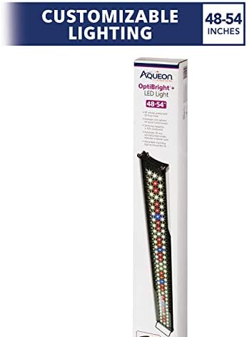 Aqueon Optibright Plus LED Fish Tank Aquarium Lighting System with Remote Control, 30 to 36 Inch | Plus, With Remote Control