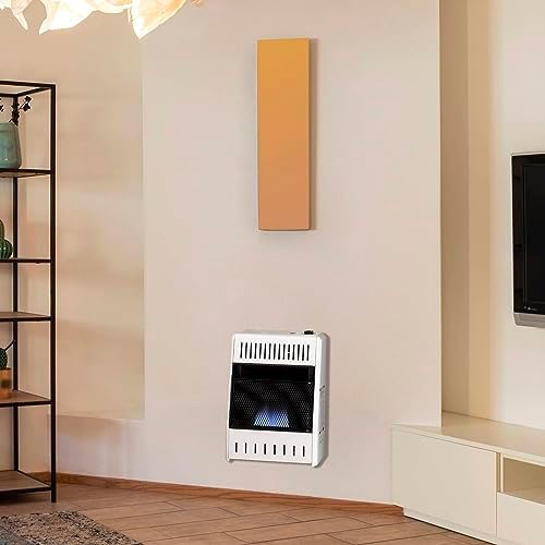 ProCom Heating Natural Gas Ventless Blue Flame Heater With Base Feet - 10,000 BTU, Manual Control - Model# MN100HBA-B