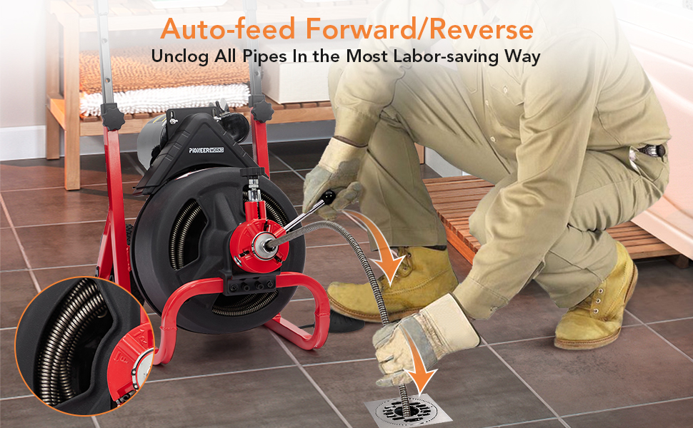 drain cleaning machine