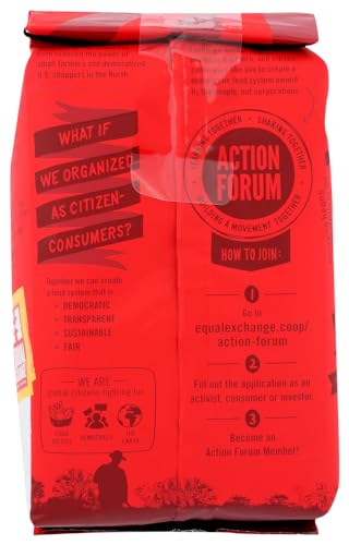 Equal Exchange Organic Coffee, Whole Bean French Roast 10 Oz (Pack of 6)