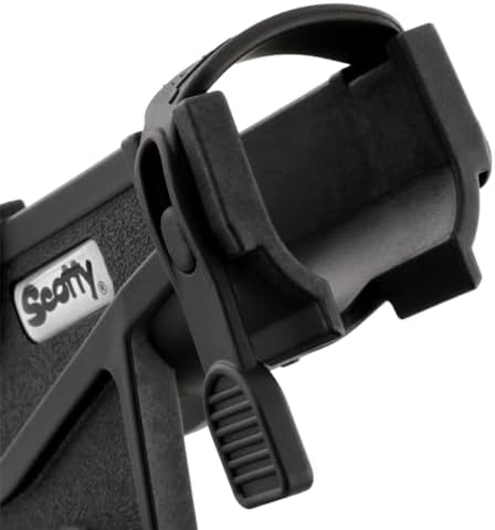 Scotty 0280-BK Rod Holder, Baicaster/Spinning, Black W/0241 Side/Deck Mount