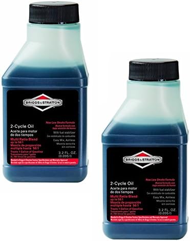 Briggs and Stratton 2 Pack of Genuine OEM Replacement 2 Cycle Oil - 100107-2PK