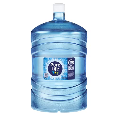Pure Life Purified Bottled Water - 5 Gallon, 3 Pack | Still Drinking Water Enhanced with Minerals for a Crisp Taste