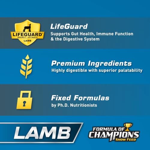 Show Star Textured Feed for Young Growing Lambs, 50 lb Bag