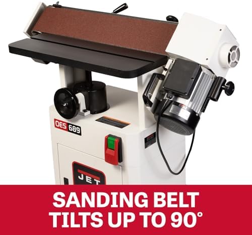 JET Black 6" x 89" Oscillating Edge Sander, 1-3/4 HP, 115/230V 1Ph (Model OES-689-BLK)