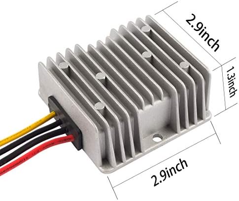 uxcell Power Converter Regulator DC12V/24V to DC6V 25A 150W Waterproof Voltage Convert Transformer