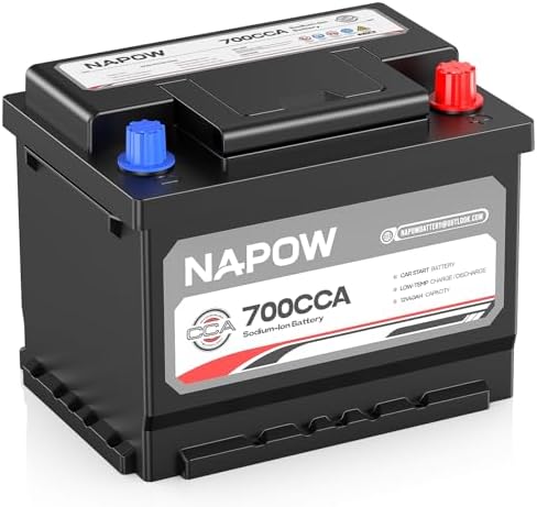 12V 70Ah Sodium Ion Car Battery, 1000CCA IP65 Waterproof Automotive Group Size 49 Battery for Car RV Marine