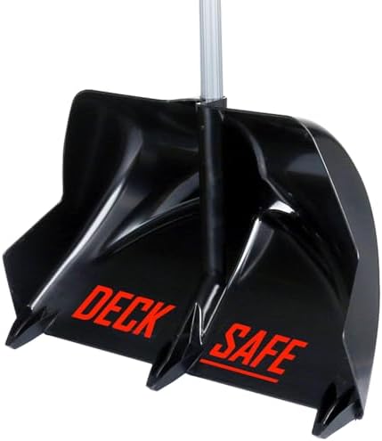Snow Shovel for Decks & Driveways – Deck Saver™ Crack Jumper 24" Snow Shovel, Won’t Damage Decks