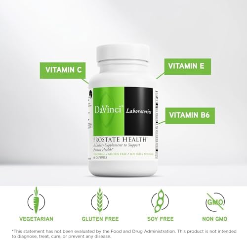 DAVINCI Labs Prostate Health - Helps to Support Prostate, Urinary & Men's Health with Saw Palmetto, Zinc