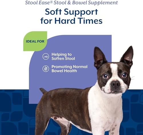 NaturVet – Stool Ease for Dogs – 40 Soft Chews – Helps Maintain Regular Bowel Movements – Enhanced with Sugar Beet Pulp