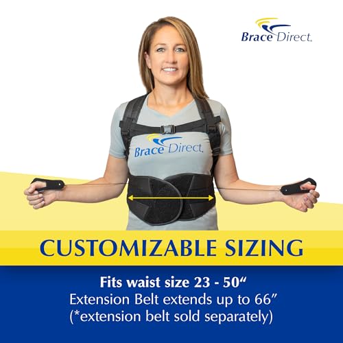 TLSO Full Back Brace for Scoliosis, Kyphosis & Fracture L0457 | Thoracic & LSO back support that eases herniated disc, spinal stenosis, DDD
