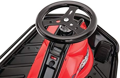 Razor Crazy Cart Sport - 24V Electric Drifting Go Kart, Variable Speed, Up to 12 mph, Up to 40 Minutes of Continuous Use