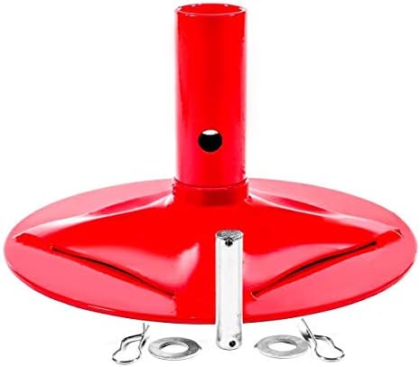 Stark USA Under Hoist Support Lift Jack Stand Wide Base 1/2 Ton 1, 000 lbs Capacity Spin Handle, Self-Locking Threaded Screw