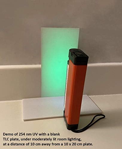UV Lamp 254nm/365nm 4W Portable UVC/UVA Shortwave Longwave Lab Batteries Included AI-0UV19