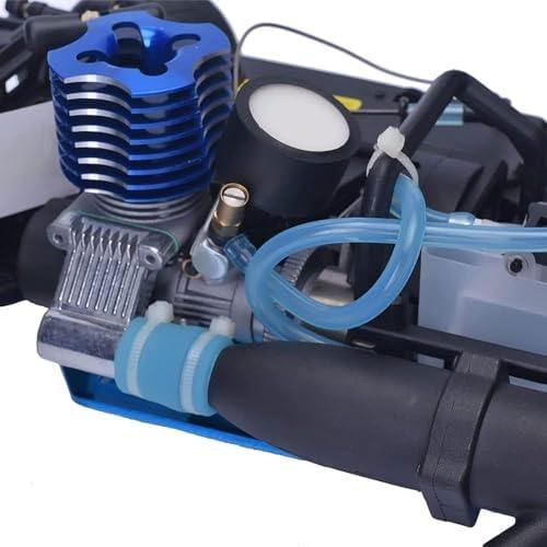 Nitro RC Cars for Adult 1/10 2.4G Professional Fast Drift Remote Control Car Two Speed Nitrogen Drive Truck 4WD 80KM/H Metal Chassis Gas Methanol